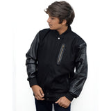 MICHAEL B JORDAN KOBE DESTROYER XXIV STYLISH BATTLE FAUX LEATHER SLEEVES JACKET - The Jacket Planet