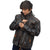 Abbraci Men’s Motorcycle Biker Slim Fit Vintage Distressed Brown Cafe Racer Real Leather Jacket