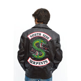 RIVERDALE SOUTHSIDE SERPENTS SHEEP LEATHER JACKET HOT TOPIC EXCLUSIVE - The Jacket Planet