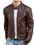 Super Brownish Men Classic Real Leather Jackets