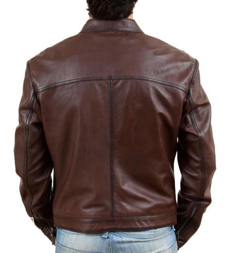 Super Brownish Men Classic Real Leather Jackets - The Jacket Planet