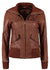 Super Cognac Women Bomber Real Leather Jackets