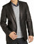 Super Gorgia Men Faux Leather Blazers