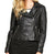 Super Minsy Women Biker Real Leather Jackets