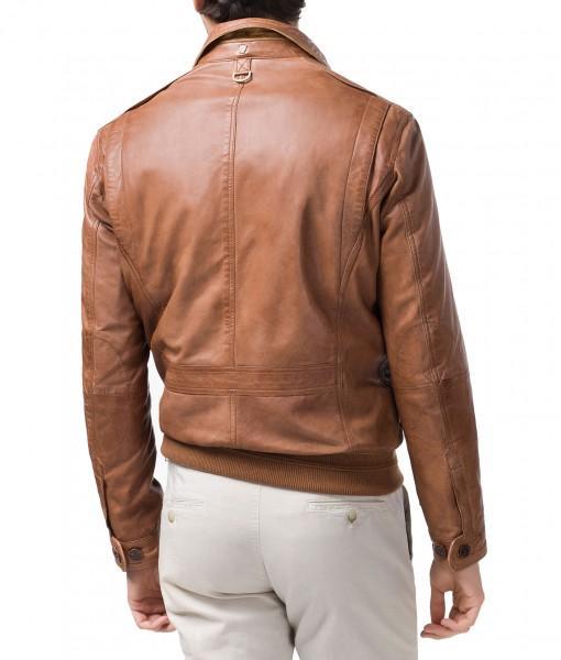 Men Leather Bomber Jackets: Rocko - The Jacket Planet