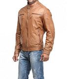 Super Rohnny Men Biker Real Leather Jackets - The Jacket Planet