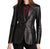 Super Slimish Women Leather Blazers