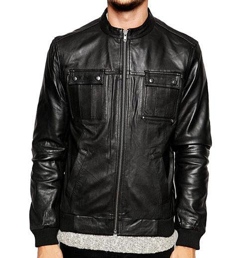 Super Spinner Men Bomber Leather Jackets - The Jacket Planet