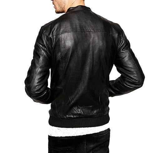Super Spinner Men Bomber Leather Jackets - The Jacket Planet