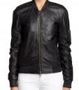 Super Timmy Women Bomber Leather Jackets - The Jacket Planet