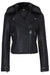Super Widecollar Women Biker Real Leather Jackets