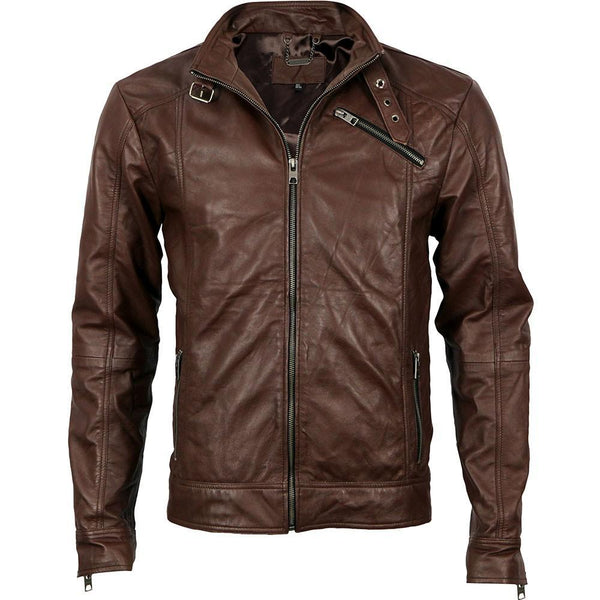 Men Biker Real Leather Jackets: Yern