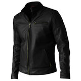 Premium Quality Men's Black Real Leather Biker Jacket - The Jacket Planet