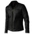 Premium Quality Men's Black Real Leather Biker Jacket