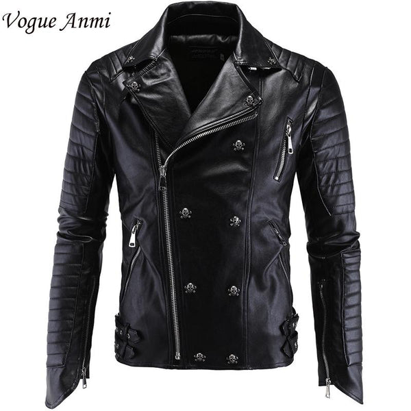 Vogue Anmi Real Leather Jacket Men