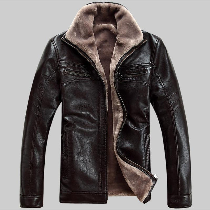 Free Shipping  Hot Sale  Winter Real Leather jacket - The Jacket Planet
