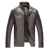 Faux High Quality New Style Brand Luxury Fashion Men's Leather Jacket - The Jacket Planet