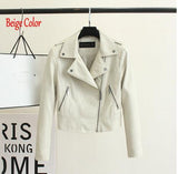 Brand Motorcycle PU Leather Jacket Women - The Jacket Planet