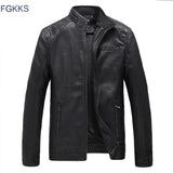 FGKKS Brand Motorcycle Real Leather Jackets - The Jacket Planet