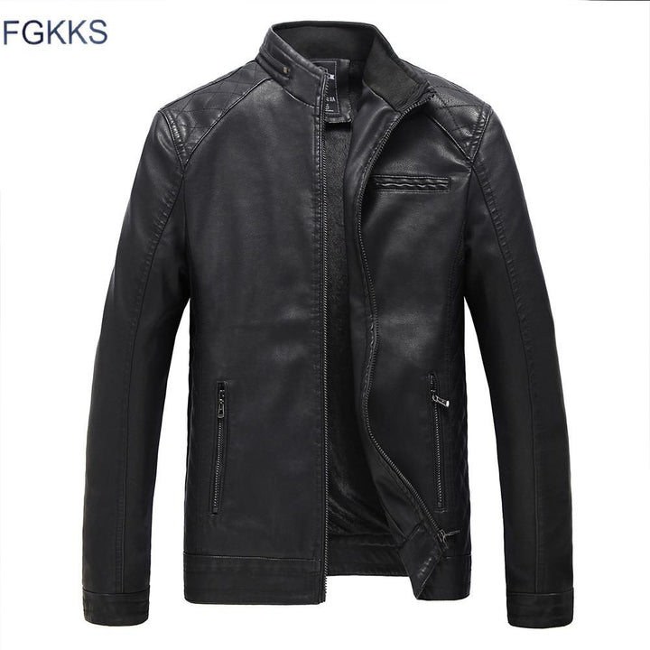 FGKKS Brand Motorcycle Real Leather Jackets - The Jacket Planet