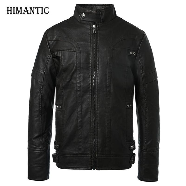 Motorcycle  Men Autumn Winter Real Leather Jackets