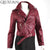 QIUXUAN Women PU Leather Jacket