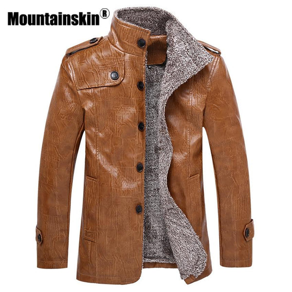 Mountainskin Winter Men's Real Leather Jackets