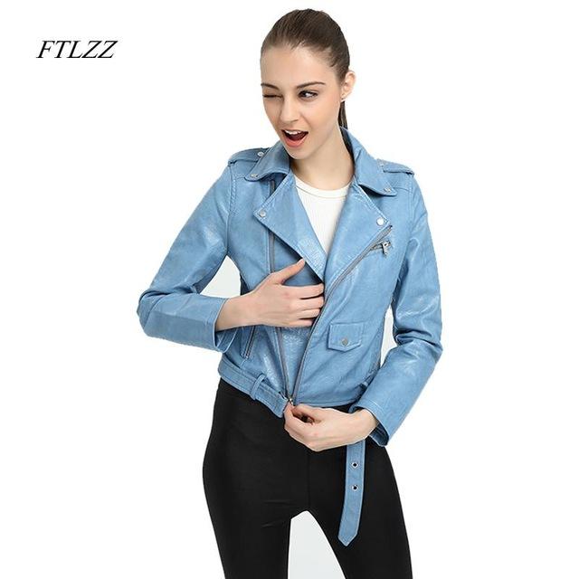 Ftlzz Faux Leather Jacket Women - The Jacket Planet