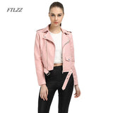 Ftlzz Faux Leather Jacket Women - The Jacket Planet
