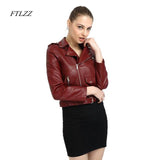 Ftlzz Faux Leather Jacket Women - The Jacket Planet