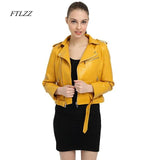 Ftlzz Faux Leather Jacket Women - The Jacket Planet