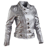 Aonibeier Women Locomotive Faux Leather Jacket - The Jacket Planet