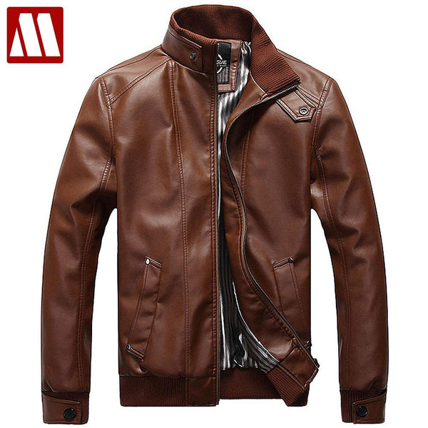 New Fashion Male PU Leather Jackets