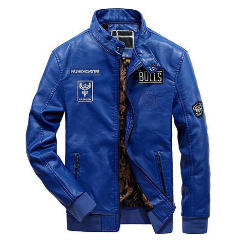 Autumn Winter Thick Bomber Men Leather Jacket - The Jacket Planet