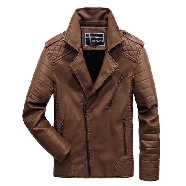 EICHOS Men's Faux Leather Jacket - The Jacket Planet