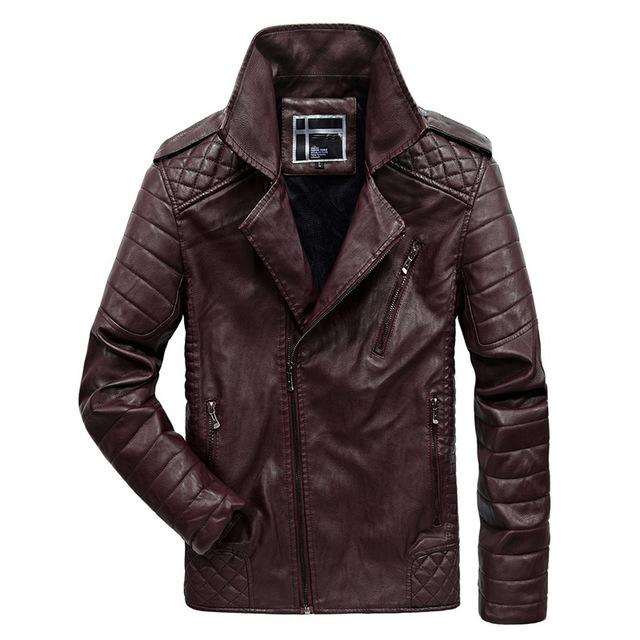 EICHOS Men's Faux Leather Jacket - The Jacket Planet