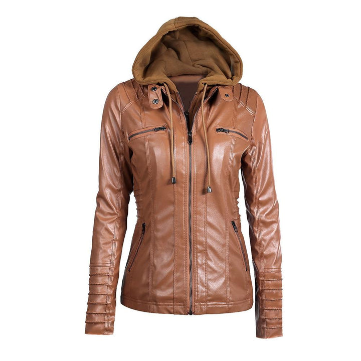 Autumn Winter Women Faux Leather Jacket - The Jacket Planet
