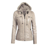 Autumn Winter Women Faux Leather Jacket - The Jacket Planet