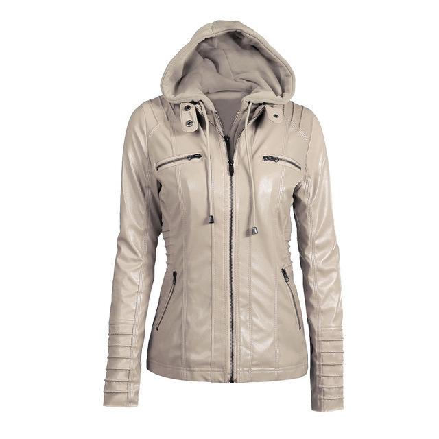 Autumn Winter Women Faux Leather Jacket - The Jacket Planet