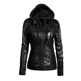 Autumn Winter Women Faux Leather Jacket - The Jacket Planet