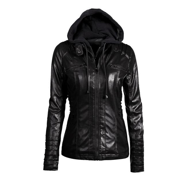 Autumn Winter Women Faux Leather Jacket - The Jacket Planet