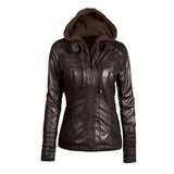 Autumn Winter Women Faux Leather Jacket - The Jacket Planet