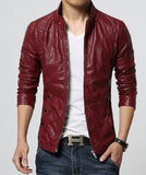 Autumn Soft Faux Leather Jackets Men - The Jacket Planet
