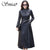 X-Long Single Breasted Spring Women Faux Leather Jacket