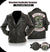 LP-FACON Riverdale Southside Serpents Gang Mens Biker Real Leather Leather Jacket